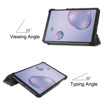 Tablete uz Lietu par SM-T307 2020. Gadam Krāsu PU Ādas Ultra Slim, Viegls Svars, Trifold Smart Samsung Tab 8.4 collu SM T307