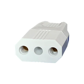 ES 2 Pin AC Strāvas Rewireable Plug Vīrietis Sieviete Kontaktligzdu Adapteri Adapteri / Vadu pagarinātāju Savienotājs