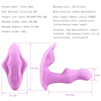 Sievietes Maksts Pieaugušo Rotaļlietu Valkājamas Tauriņš Dildo Vibrators Sievietēm Masturbator Klitora Stimulators Biksītes ar Anālo Seksa Rotaļlietas