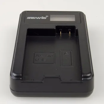 LP-E8 USB Akumulatora Lādētājs Ar LCD Ekrānu Canon 700D 650D 550D 600D
