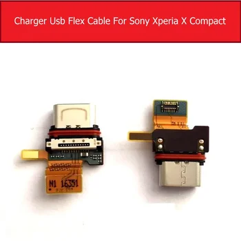 USB Lādētāju Valdes Sony Xperia E5/L1/X/X Performance/X Kompakta USB Charging Dock Connector Flex Cable Rempacement remonts