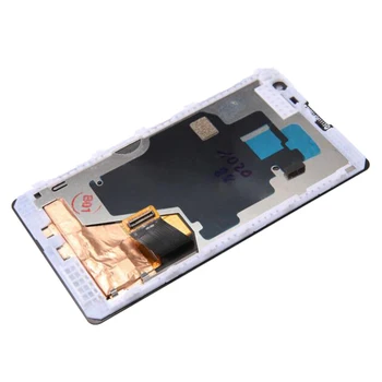 LCD displejs Priekš Nokia Lumia 1020 Nokia 1020 LCD Ekrāns skārienjutīgais Ekrāns Kadru Digitizer Montāža Melnā Nokia1020 Ar Rāmi