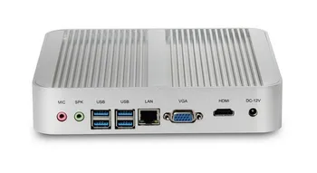 Portatīvās Tīkla Mini DATORU Core i5 4200U 1.6~2.6 GHz Nettop ar 8GB RAM+64GB SSD+1TB HDD,Spēļu Fanless PC galda Dators,TV Kastē