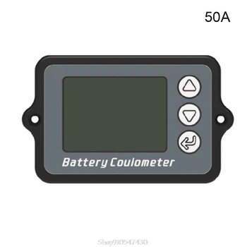 TK15 50/100.A Kulona Skaitītājs Akumulatora Kapacitāte Testa Mērītājs, LCD Displejs Ammeter Voltmetrs Litija Jaudas Līmenis Monitors N24 Dropship