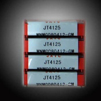 YZ66 10pcs WNMG080412-GM JT4125 Karbīda Ieliktņiem NC Virpošanas Instrumenti,
