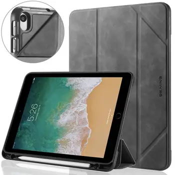 Trīs Saliekamais Stends Flip Ādas Gadījumā iPad Pro 10.5 collu Mīksta Silikona Atpakaļ Matēts Tablet PC seguma iPad Gaisa 3
