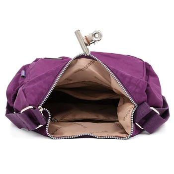Sieviešu Plecu soma Sieviešu rokassomu, Modes Gadījuma Parasta Soma, Ūdensnecaurlaidīga Neilona crossbody somas sievietēm