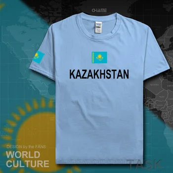 Kazahstāna vīriešu t krekls 2017 jersey tauta kokvilnas t-krekls tikšanās fitnesa kazahstānas sporta zāles apģērbu tees valsts karoga KZ Kazakhstani