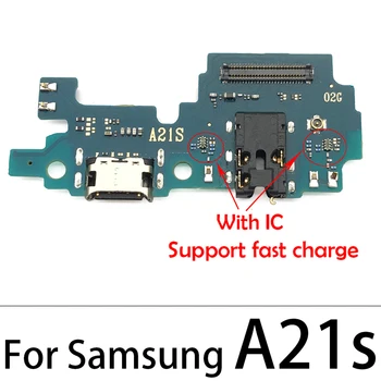 Samsung A80 A70 A60 A50 A40 A30 A20 A10 A21 A21S A70S A51 A71 A7 A9 2018 A750 A202F USB Lādētāja Uzlādes Doks Port Savienotājs