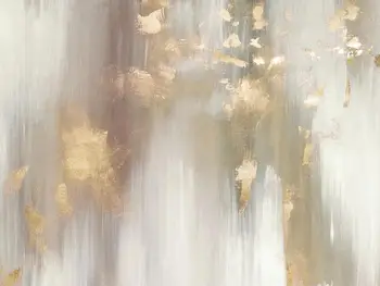 Sākotnējā abstraktās glezniecības Minimālisma stilā lielizmēra kanvas mākslas Zelta Akrila gleznu Audekla glezna Bēša glezniecības Zelta Krāsošana