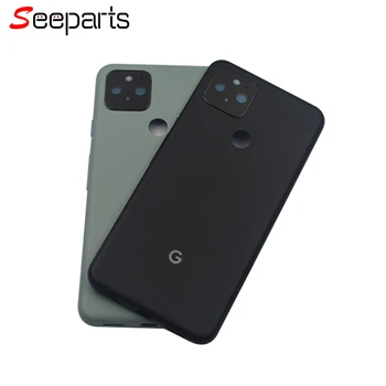 Jauns Google Pikseļu 5 Akumulatora Vāciņu Durvju Atpakaļ Mājokļu Aizmugures Lietā Par Google Pikseļu 5 Atpakaļ Akumulatoru Durvis Ar Kameras Objektīvs
