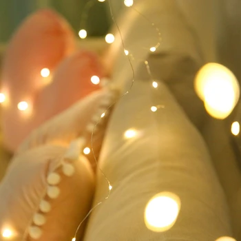 LED Puse Gaismas Vainags Aizkaru String Gaismas Tālvadības pults Iekļauta Mājas Dekorēšana Guļamistaba Logu, Apgaismojums, Ziemassvētku Dekori