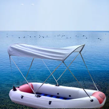2-6person saule patversme zivju laivu ūdensnecaurlaidīgs audums saule patversme laivu, telti, laivu saulessargs