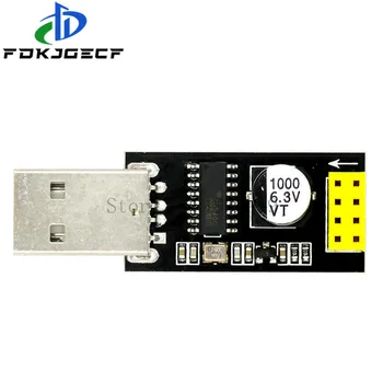ESP01S Programmētājs Adapteris UART GPIO0 ESP-01 Adaptater ESP8266 CH340G USB, lai ESP8266 Sērijas Bezvadu Wifi Developent Valdes Modulis
