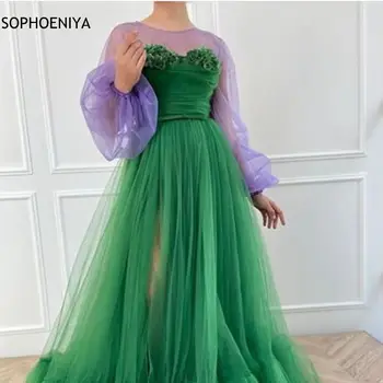 Jaunas Ielidošanas Tilla Zaļā vakara kleitas Ilgi Drēbes de saviesīgs vakars ir 2021. Abiye Avondjurken Dubaija Lēti puse kleita Plus size