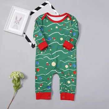 Ziemassvētku Ģimenei, Pidžamas Komplekts Mātes-bērna Uzvalks Ziemassvētku Drēbes, Mājas Sleepwear Infant Baby Kid Tētis, Mamma Atbilstošas Ģimenes Tērpiem