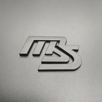 1gb Auto stils metāla 3D MS logo Uzlīmes Decal Emblēma Par Mazda 2 3 5 6 M5 Ms CX-4 CX-5 CX-9 CX6 M3 M6 MX3 Automašīnu Aksesuāri