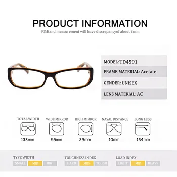NEKUSTAMĀ Acetāts Modes Svītru Brilles Rāmis Multicolor Sieviešu, Recepšu Brilles Zīmola dizainere Taisnstūra Briļļu Tuvredzība Brilles