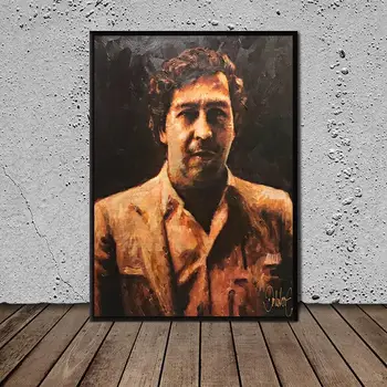 Mūsdienu Mākslas Pablo Escobar Gleznu Druka Kanvas Glezna, Bilde Mājas Sienas Mākslas Apdare 1T
