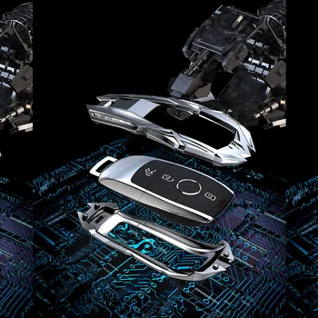 Sakausējuma Tālvadības Smart Key Čaulas Gadījumā, Mercedes Benz AMG atslēga aizmugurējo vāciņu, C/ E /S Klase GLC GL 2018-2020 Benz Taustiņu aizsargs Lietā