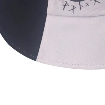 Pentagramma cepure vīriešiem un sievietēm visu maču grafiti melnā un baltā izšūšanas ēnā zvejnieka cepure baseina cepuri panamas zvejnieks vāciņi