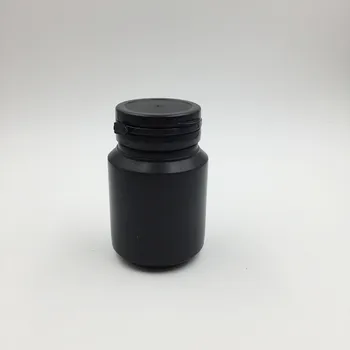 Bezmaksas piegāde 12pcs/daudz 100ml 100g melnās plastmasas pill pudeles ar plīsumi klp, tukšu plastmasas HDPE medicīnas grade 100 ml pudele