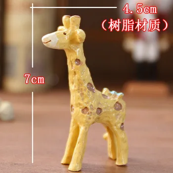 Žirafe Pasaku Dārza Figūriņas Komplekti par Miniatūras Rotas, leļļu Namiņš Piegādes DIY Āra Dekorācijas Sūnu Mikro Ainavas