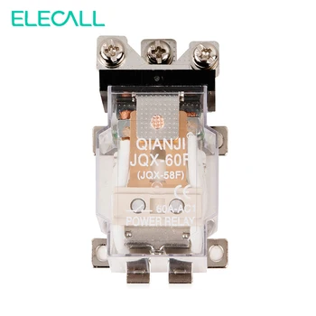 ELECALL 2 gab., Releju moduli JQX-60F 1Z 60A AC220V Jaudas Releja Spoles Elektromagnētiskā Releja