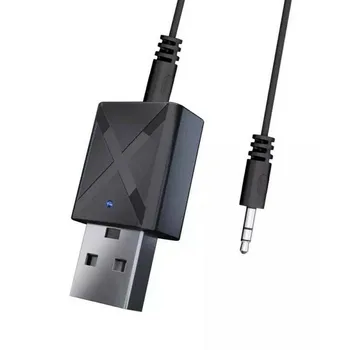 Jaunās Bluetooth 5.0 Audio Uztvērējs, Raidītājs Mini Stereo Adapteris TV Bluetooth Komplektā 3.5 mm Bezvadu Jack RCA, PC Auto USB ĀS R1C5