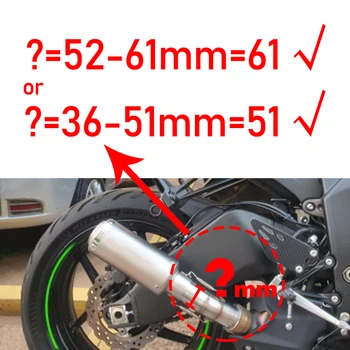Izplūdes Caurules Motociklu Muffler Aizbēgt Oglekļa Šķiedras Izplūdes DB Killer KTM 530 XCW XCR-W EXCR freeride vai 250R 350 DUKE 690