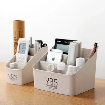 Creative Desktop kosmētikas glabāšanas kaste plastmasas biroja kaste, tālvadības pults, kaste, vienkāršu mobilo telefonu sēdekļa bezmaksas piegāde