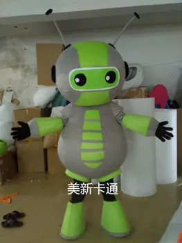 Robots Talismans Kostīmu Reklāmas Aksesuārus Halloween Puse Iedomātā Cosplay Kleita Pieaugušo Izmērs Talismans Kostīmu Bezmaksas Piegāde