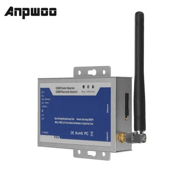 ANPWOO Uzlabot GSM Vārtiem Nazis Releja Slēdzis Tālvadības Durvju Piekļuve Bezvadu Durvju Atvērēju 999 Lietotājiem Ar Bezmaksas Zvanu 900/1800Mhz