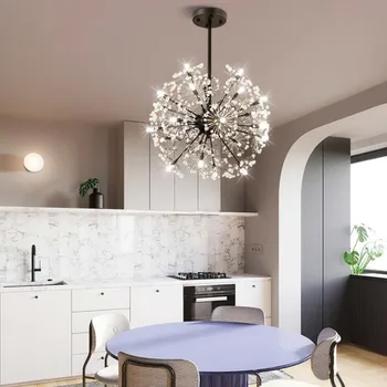 Ziemeļvalstu pieneņu lustra vienkārši mūsdienu dzīvojamā istaba guļamistaba restorāns bārs G4 LED pendant lampas.