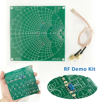 RF Demo Komplekts RF PCB Testeri Valdes Adapteri Kabeļi NanoVNA RF Testa Valdes Vektora Tīkla Testa Filtru Attenuator Osciloskopa Daļa