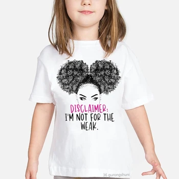 Bērnu vasaras modes jauns t-krekls ar Āfrikas studentu cute meitene print modelis, bērnu t cute meitene ikdienas krekls ar īsām sl