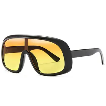 Vintage Design Slīpums Lēcu Saulesbrilles Modes Zīmolu Vīriešu Ieplests, Saules Brilles UV400 Toņos Gafas Briļļu Oculos de sol