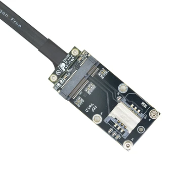 Mini PCIe PCIe x8 mpcie extender adaptera Kabeļa pagarinātāja Vads gen3 8G/bps PCI express