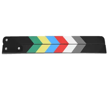 Vispārējais Akrila Krāsains Clapperboard TV Filmu Filmu Šīfera Samazināt Lomu Spēlē Holivudas Prop