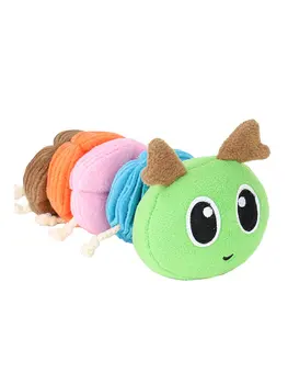 Caterpillar Pet Rotaļlietas, Suņu Interaktīvajām Rotaļlietām Vokālā Pildījumu Dzīvnieku Lelle Masticator Piemērots Lieliem Un Maziem Suņiem