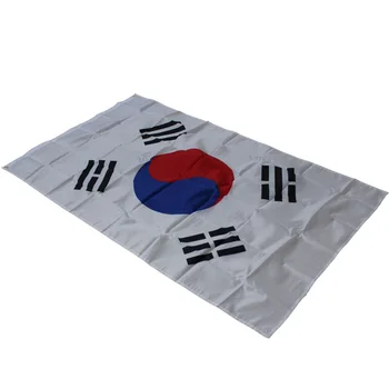 Liela Dienvidkorejas Karogu Poliestera korejas Nacionālās Banner 3x5ft Taegeukgi parāde/Festival/Home Decoration Jaunās modes
