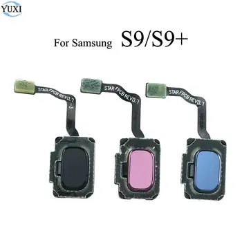 YuXi Samsung S9 G960F S9 plus G965F Touch ID pirkstu Nospiedumu Sensors Home menu (Izvēlne), Flex Kabelis Lentes Rezerves Daļas