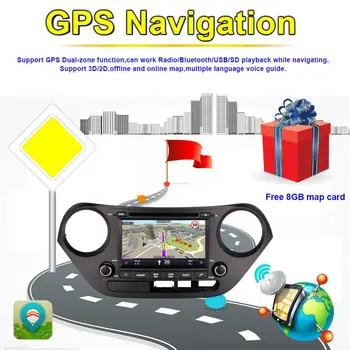 Android 8.0 Octa Core Auto DVD Atskaņotājs, GPS Navigācijas Par Hyundai I10/Hyundai Grand i10 2013 - Kreisajā Braukšanas Auto Radio Stereo