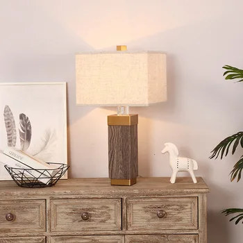 Amerikāņu stila vienkāršu galda lampas personalizētu radošās dzīves telpa studiju lampas ziemeļeiropas modes apdare hotel guļamistaba