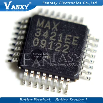 1GB MAX3421EEHJ TQFP MAX3421EE QFP MAX3421 SMD jaunu un oriģinālu IC