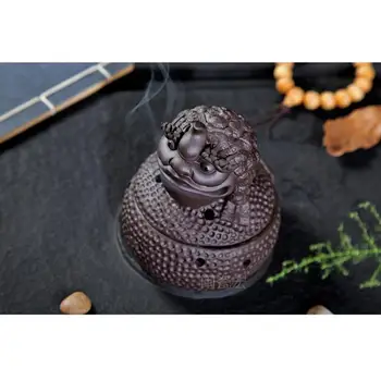 Krupis Keramikas Vīraka Degļiem, Tradicionālā Ķīniešu Dizaina Vīraka Kvēpināmais Trauks Vīraks Spoles Turētājs Deglis Roku Cirsts Griešanai Vīraka Kvēpināmais Trauks Rotājumi