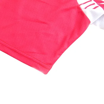Jaunas Ātri Sausas Elpojošs riteņbraukšana jersey sievietēm ar īsām piedurknēm Velo apģērbs velo krekls rozā cūku Balts Hamburger 5628