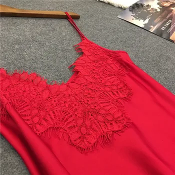 Jauno Modes Sieviešu Pidžamas Komplekts 2020. Gada Vasaras Sexy Sleepwear Apakšveļa, Mežģīnes Naktsveļu Apakšveļa Pidžamas Komplekts kawaii drēbes L41