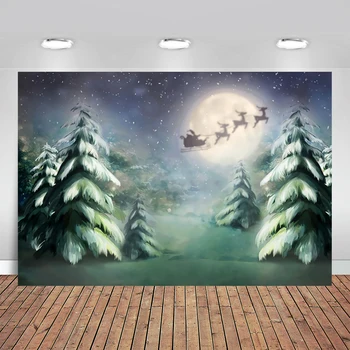 Fotogrāfijā Fona Ziemassvētku Sniega, Ziemassvētku Eglītes Snowfield Fons Ziemas Meža Dzimšanas Diena Mākslas Portretu Fotosesija