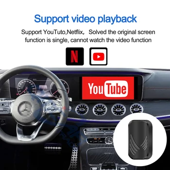 Carplay AI Lodziņā Apple 4+32G Par Volkswagen 2016-2020 Spogulis Saites Bezvadu Carplay Dongle ar Android Sistēmu (Plug and Play) Auto TV